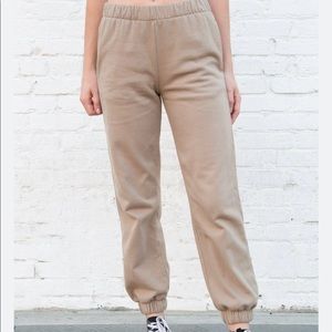 Tan Brandy Melville Rosa Sweatpants